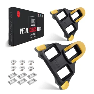 Immagine di CNC Tacchette bici da corsa，Compatibili Shimano SPD SL Cicismo，gialle