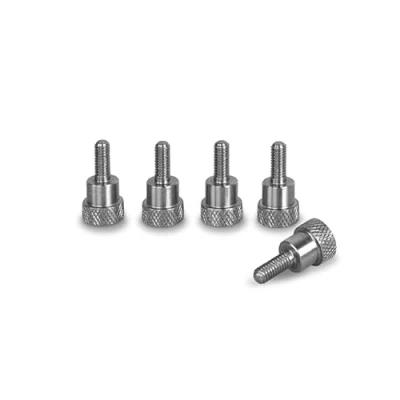 Immagine di Precisiongeek Viti a testa zigrinata in acciaio inox M3,5 x 10 mm (5 pezzi)