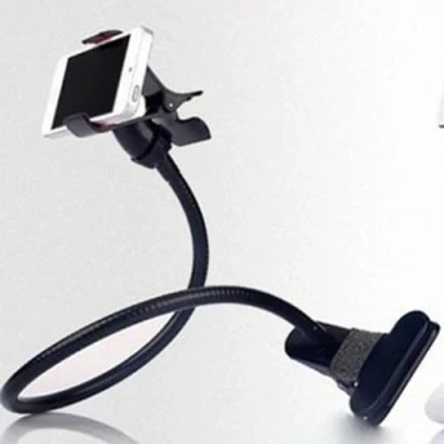 Immagine di SYSTEM S Supporto Universale Flessibile da Tavolo e Letto a Collo di Cigno per Smartphone Cellulare