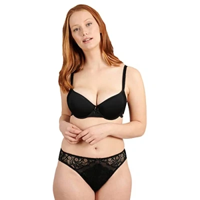 Immagine di Sans complexe Ariane Reggiseno a Mezza Coppa, (Noir 4), 0E (Taglia Produttore: 95E) Donna