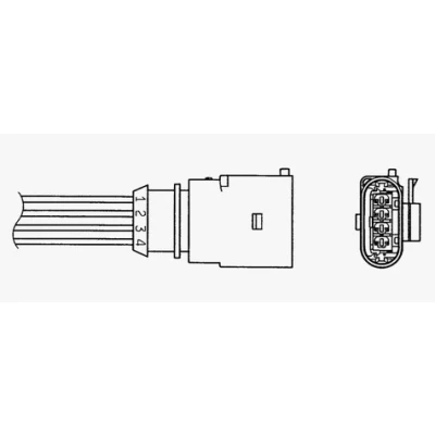 Immagine di NGK 0049 Sonda lambda riscaldato 4 AUDI: A4 B7 Avant, A6 C6 Allroad