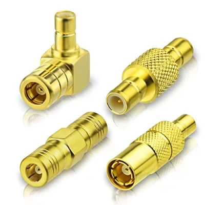 Immagine di Bingfu Adattatore SMB Femmina a Maschio Connettore Convertitore 4 Kit Antenna DAB Auto Per Dab+ Radio Pioneer Clarion Alpine JVC