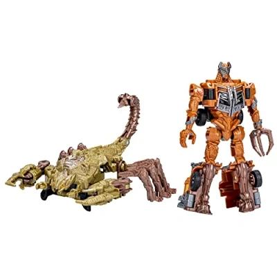 Immagine di Transformers: Il Risveglio, Beast Alliance, Combiner, Confezione da 2 Action Figure, Scourge e Predacon Scorponok, 12,5 cm, per Bambini Bambine dai 6 Anni in su