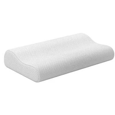 Immagine di ﻿﻿bonmedico Cuscino Cervicale Guanciale Ortopedico Ergonomico Antireflusso e Antirussamento per Dormire Poggiatesta in Memory Foam Rinfrescante