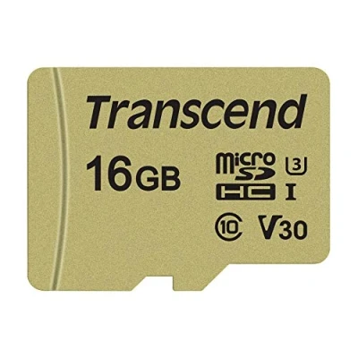 Immagine di Transcend Premium 500S Scheda microSDHC 16 GB Class 10, UHS I, 3, v30 Video Speed incl. Adattatore SD