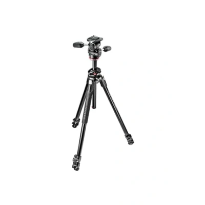 Immagine di Manfrotto MK290DUA3 3W 290 Dual Treppiede a 3 Sezioni, Nero/Antracite