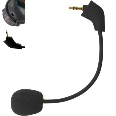 Immagine di Microfono da Gioco sostitutivo per Videogiochi pre 2021 1a Versione cablato compatibili con HyperX Cloud II/Core/Cloud PRO/CloudX PS5 Xbox One Cuffie