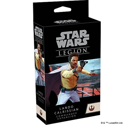 Immagine di Atomic Mass Games , Star Wars Legion: Rebel Expansions: Lando Calrissian Commander Unit Expansion Miniatures Game Ages 14+ 2 Players 90 Minutes Playing Time