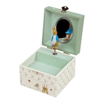 Immagine di Trousselier Coniglio S20860 Carillon Cubo per Gioielli, 10.5 x 8.5 cm, Multicolore