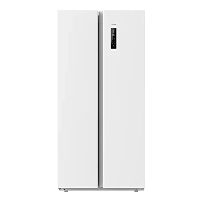 Immagine di Cecotec Frigorifero Americano Side by Bolero CoolMarket SBS 430 White E. da L, Altezza 176 cm e Larghezza 84 cm, Sistema Multi Air Flow, Total No Frost, Motore Inverter Plus