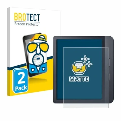 Immagine di brotect Pellicola Protettiva Opaca per Kobo Libra H2O / Colour 2024 Anti Riflesso (2 Pezzi)