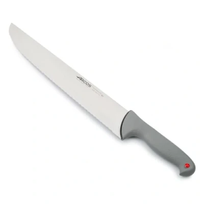 Immagine di Arcos Serie Colour Proof, Coltello Pescivendolo Pesce, Lama Acciaio Inossidabile NITRUM 350 mm, Manico Polipropilene Coperto da Elastomer, Colore Nero