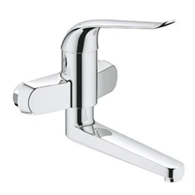 Immagine di Grohe 32772000 Euroeco Miscelatore Monocomando a Parete per Lavabo, Cromato [Vecchio Modello]