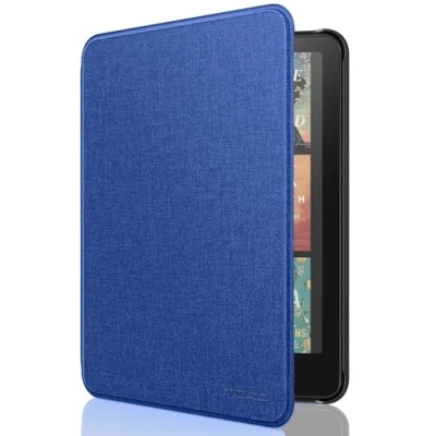 Immagine di MoKo Custodia Compatibile con 7&quot; Kindle Paperwhite (12th Generation 2024) and Colorsoft Signature Edition 2024, Leggera Auto Wake/Sleep per Indaco