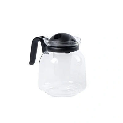 Immagine di Fackelmann Caraffa da caffè, 1,5 l, in vetro, colore: Nero e Trasparente
