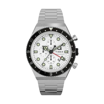 Immagine di Timex Orologio Cronografo al Quarzo Uomo con Cinturino in Acciaio Inossidabile TW2V69900