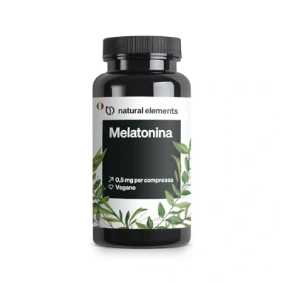 Immagine di Melatonina Pura 365 Compresse (12 mesi) Integratore Sonno Forte per Dormire e Riposare Meglio Testato in Laboratorio