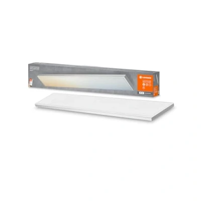 Immagine di LEDVANCE Plafoniera LED intelligente, pannello interno con tecnologia WiFi, colore della luce variabile (3000K 6500K), 800mm x 100mm, compatibile Google e Alexa, SMART+ WIFI PLANON FRAMELESS