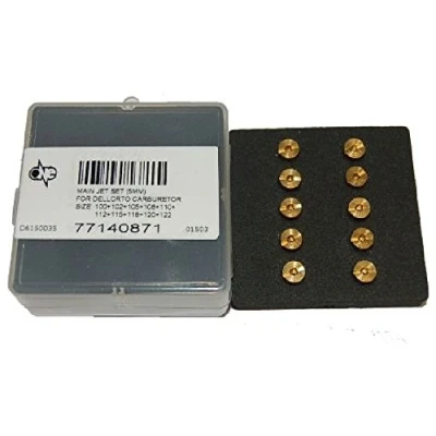 Immagine di one by Camamoto carburatore dellorto (cod 77140871 kit set ugelli/getti del massimo compatibili con carburatori diametro 5mm n. 100 102 105 108 110 112 115 118 120 122)