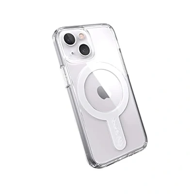 Immagine di Speck Prodotti Gemshell Clear + MagSafe Custodia per iPhone 13 mini/iPhone 12 mini, trasparente/trasparente