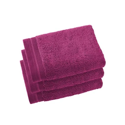 Immagine di De Witte Lietaer Contessa Luxe Asciugamani ospiti in cotone, 40 x 60 cm, confezione da 3, colore: Magenta