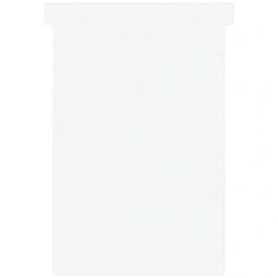 Immagine di NOBO Schede a T dim 4 100pz Bianco 2004002