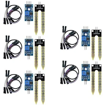 Immagine di ARCELI 5 pz sensore di umidità del suolo Hygrometer Modulo YL 69 e Module per Arduino