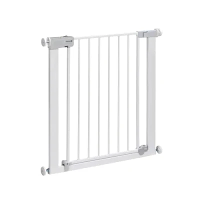 Immagine di Safety 1st Auto Close Cancelletto di Sicurezza per Bambini con Sistema Chiusura Automatica, Aperture 73 80 cm Estensibile Fino a Max 136 Estensioni Vendute Parte, in Metallo Bianco