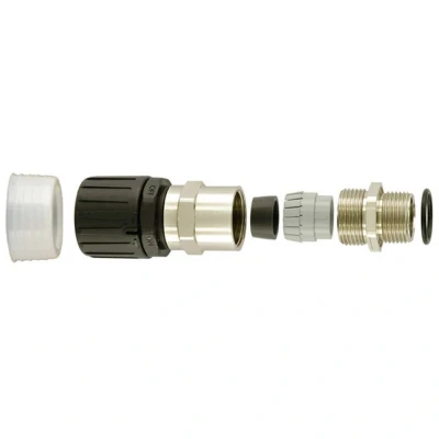 Immagine di HellermannTyton 166 22100 HGL13 SCG M16 Raccordo a vite del tubo flessibile Nero 9.80 mm Piatto 1 pz.
