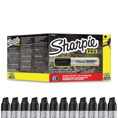 Immagine di Sharpie, Evidenziatori, Pennarello indelebile (Nero, 14.80 mm, 1 x)