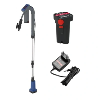 Immagine di Güde Pompa impermeabile a batteria RFP 12 201 04 (12 V, 1500 l/h, test buono, protezione contro il funzionamento secco, altezza 11 m, dimensione massima grana 0,5 mm, rubinetto di