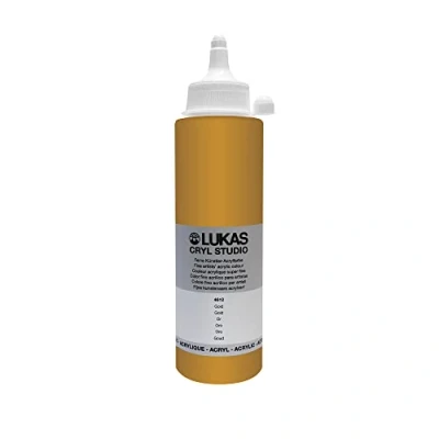 Immagine di Lukas Künstlerfarben Colore acrilico Cryl Studio, 250 ml, colore: Oro