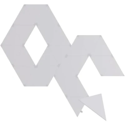 Immagine di Nanoleaf Shapes Triangle Expansion Pack, 25 Triangoli Led Aggiuntivi RGBW, Applique da Parete Interno Modulari, Luci 16M Colori WiFi, Funziona con Alexa, Sincronia Musica e Monitor, Deco Gaming