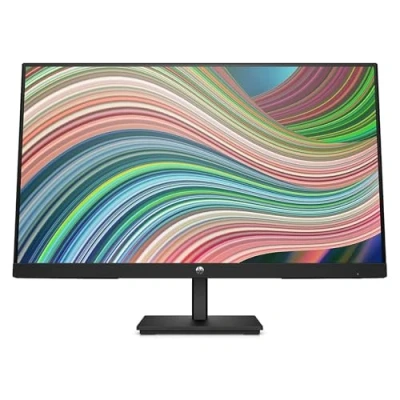 Immagine di HP V24iE G5 Monitor Full HD da 24&quot; (1920 x 1080, 75 Hz, 5 ms, IPS, 16:9), AMD FreeSync, luce blu bassa, HDMI, VGA, DisplayPort, Joypad OSD, antiriflesso, inclinazione regolabile, nero