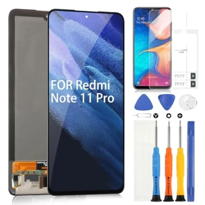 Immagine di AMOLED LCD Schermo per Xiaomi Redmi Note 11 PRO/Redmi PRO 5G 6.67&#039;&#039; Display Sostituzione dello Touch Screen Digitizer Full Assembly con Strumenti