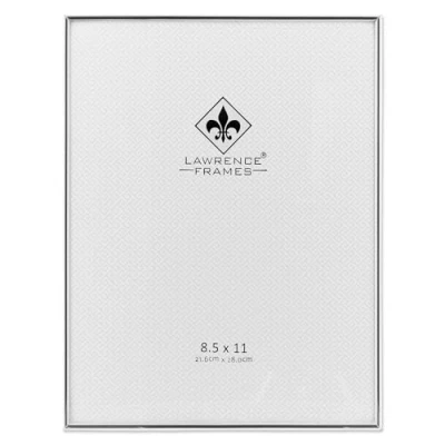 Immagine di Lawrence Frames 650081 Cornice portafoto in metallo, 20 x 27 cm, colore: Argento