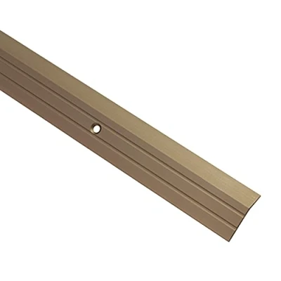 Immagine di Profilo di transizione alluminio Gedotec, perforato livellamento del pavimento compensatore bronzo anodizzato Striscia copertura 100 cm 1 pezzo binario avvitare