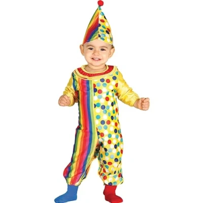 Immagine di Guirca 85972 Costume da Pagliaccio Neonato 12/24 Mesi, Multicolore, U, 85972.0