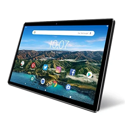 Immagine di PRITOM Android WiFi Tablet 13, 64GB ROM, espandibile a 512GB, Quad Core, schermo HD IPS, 6000mAh, doppia fotocamera, Bluetooth, Nero