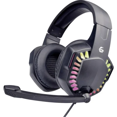 Immagine di Gembird GHS 06 Gaming Cuffie On Ear via cavo Stereo Nero regolazione del volume