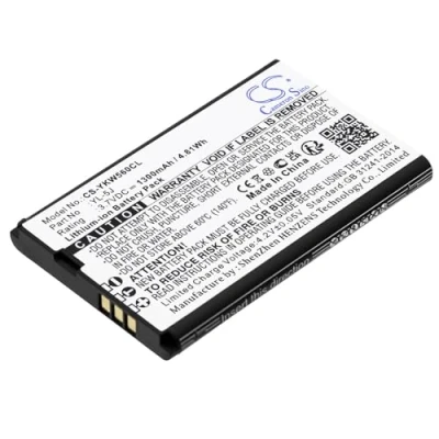 Immagine di TECHTEK batterie compatibile con [Yealink] per One Talk IP DECT, W56H, W56h/p, W56HB, W56P, W59R, W59VR, W60P, W76p, W77P, W79P sostituisce W56 BATT,