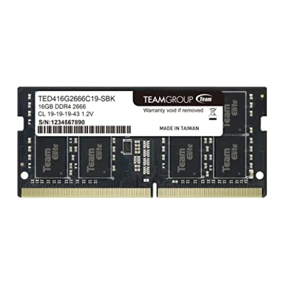 Immagine di Team ELITE 16GB SODIMM DDR4 2666 Nero