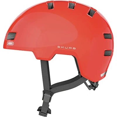 Immagine di ABUS 40379 Casco da bici, Arancione (Signal orange), S (52 56 cm)