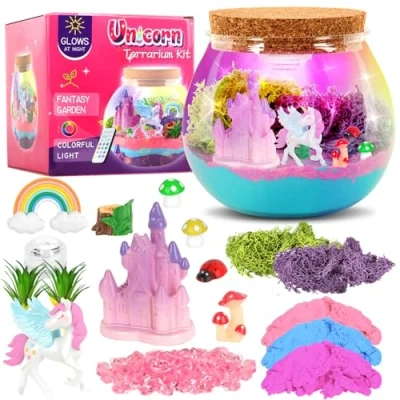Immagine di Withosent Unicorno Luce Notturna Bambini, DIY Kit Lavoretti Creativi per Lampada Con Telecomando, Unicorni Bambina Regalo Ragazze Ragazzi di 3 4 5 6 7 8 anni