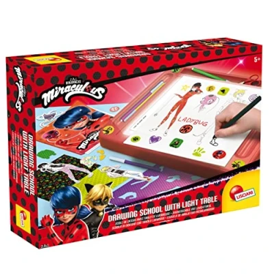 Immagine di Lisciani Giochi Miraculous Ladybug Drawing School with light table, 96930