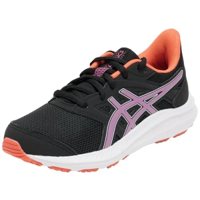 Immagine di Asics JOLT 4 GS Unisex Scarpe da corsa su strada per bambini, Taglia: 32.5, Black/ube Tessuto / sintetico