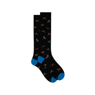 Immagine di Gallo WITH CAT Mouse AND YARN Calzettoni, Uomo, Taglia: One Size, Carbone