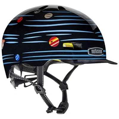 Immagine di Nutcase Little Nutty Defy Gravity (Reflective) Casco Ragazze, Unisex, Multicolore, XS