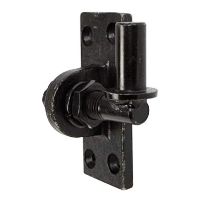 Immagine di Alberts 340766 Cardine da avvitare regolabile di 20 mm zincato nero entrata Ø16 piastra 105 x 45