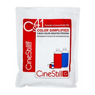 Immagine di CineStill Cs41 Color Simplified 2 Bath Powder Kit (24 rotoli, 800 iso, colore negativo)